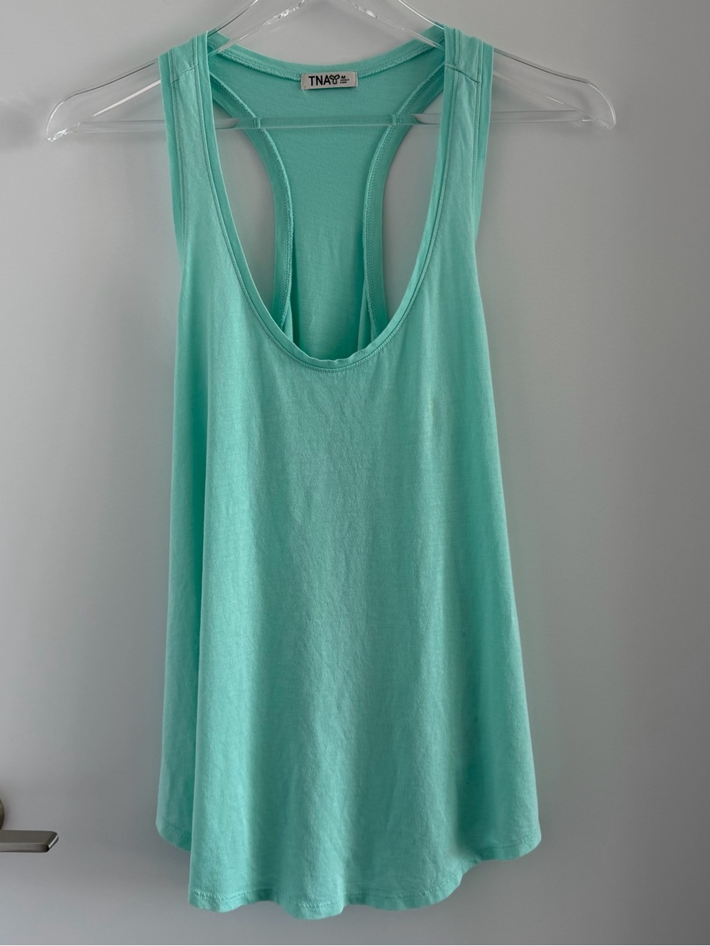Aritzia TNA - Mint Green Racerback Tank Top